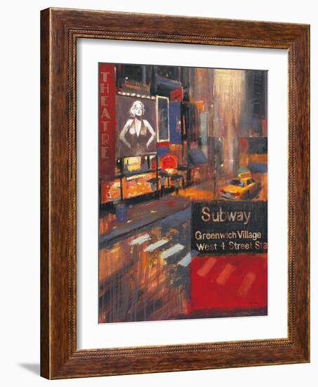 Urban Bombshell-Myles Sullivan-Framed Art Print