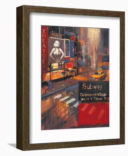 Urban Bombshell-Myles Sullivan-Framed Art Print