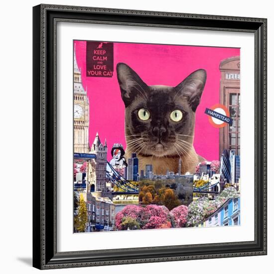 Urban cat-Anne Storno-Framed Giclee Print