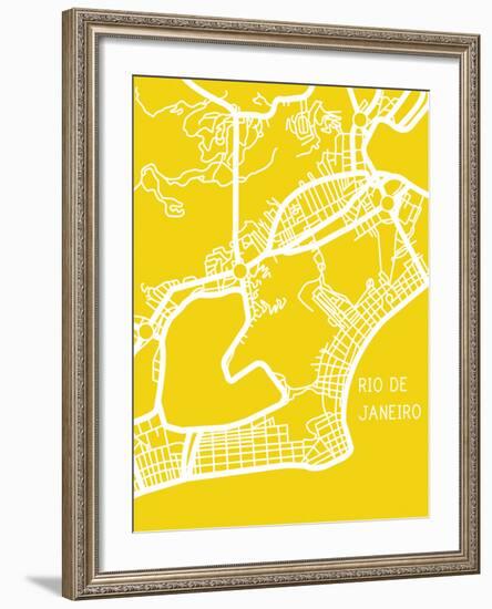 Urban City III-Clara Wells-Framed Giclee Print