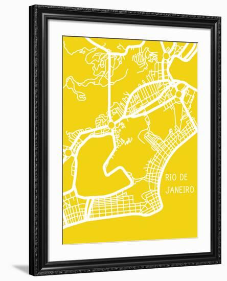 Urban City III-Clara Wells-Framed Giclee Print