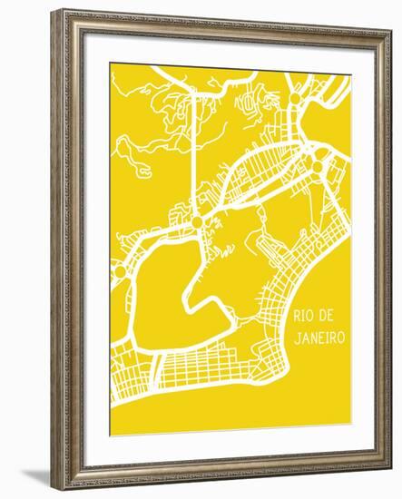 Urban City III-Clara Wells-Framed Giclee Print