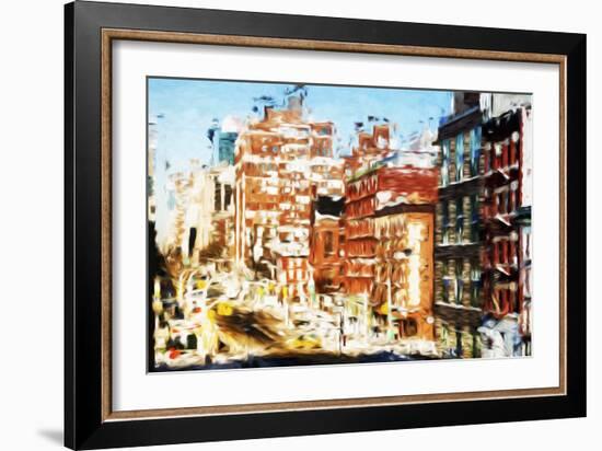 Urban City - In the Style of Oil Painting-Philippe Hugonnard-Framed Giclee Print