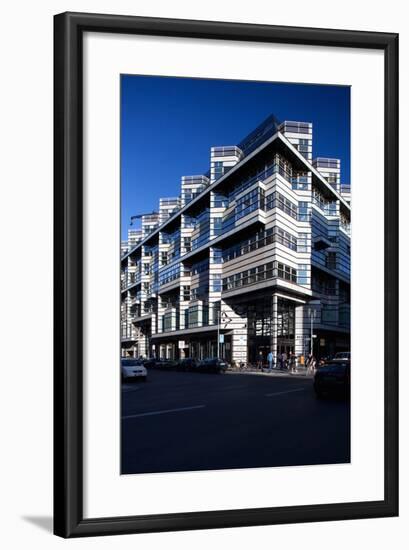 Urban City Scene in Berlin, Germany-Felipe Rodriguez-Framed Photographic Print