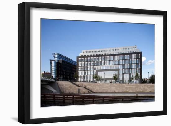 Urban City Scene in Berlin, Germany-Felipe Rodriguez-Framed Photographic Print