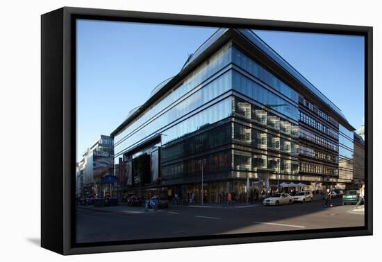 Urban City Scene in Berlin, Germany-Felipe Rodriguez-Framed Premier Image Canvas