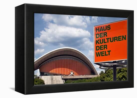 Urban City Scene in Berlin, Germany-Felipe Rodriguez-Framed Premier Image Canvas