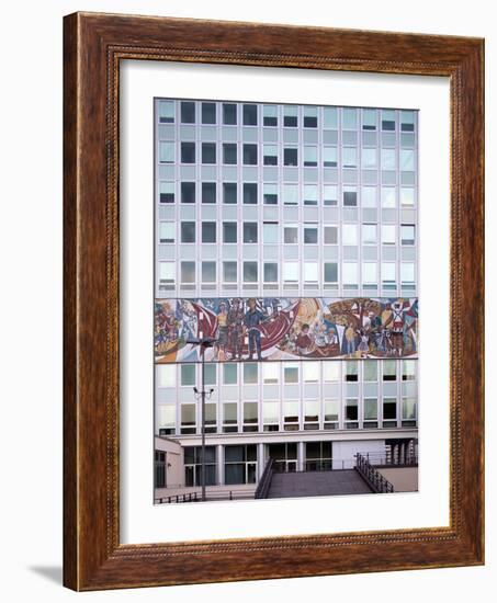 Urban City Scene in Berlin, Germany-Felipe Rodriguez-Framed Photographic Print