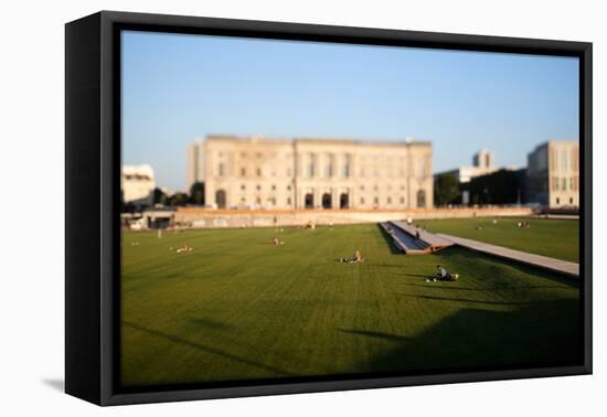 Urban City Scene in Berlin, Germany-Felipe Rodriguez-Framed Premier Image Canvas