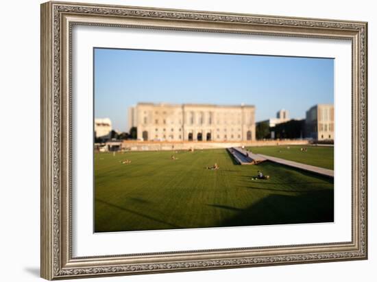 Urban City Scene in Berlin, Germany-Felipe Rodriguez-Framed Photographic Print