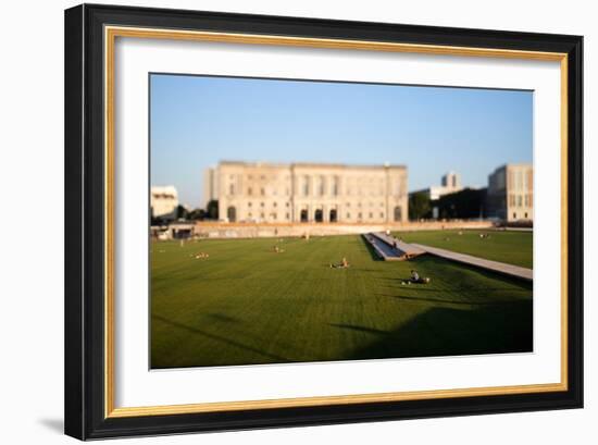 Urban City Scene in Berlin, Germany-Felipe Rodriguez-Framed Photographic Print