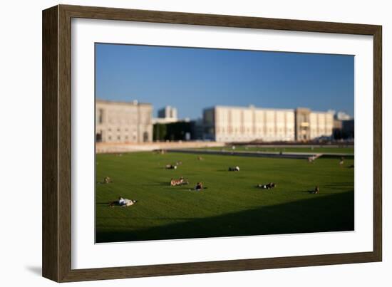 Urban City Scene in Berlin, Germany-Felipe Rodriguez-Framed Photographic Print