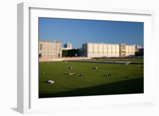 Urban City Scene in Berlin, Germany-Felipe Rodriguez-Framed Photographic Print