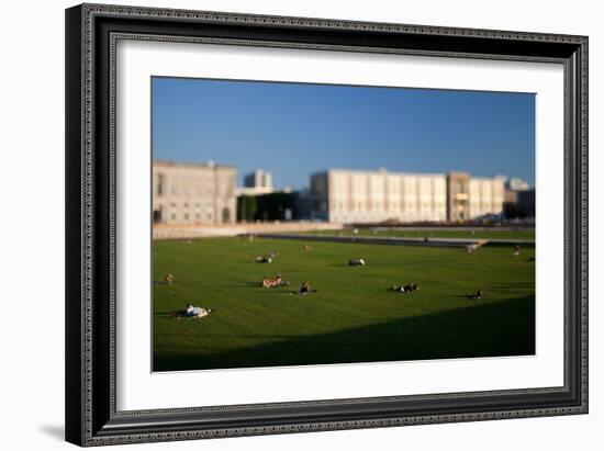 Urban City Scene in Berlin, Germany-Felipe Rodriguez-Framed Photographic Print