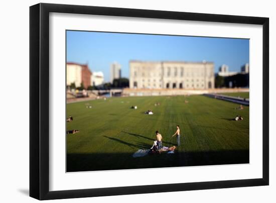 Urban City Scene in Berlin, Germany-Felipe Rodriguez-Framed Photographic Print