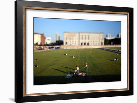 Urban City Scene in Berlin, Germany-Felipe Rodriguez-Framed Photographic Print