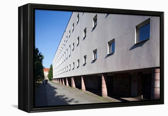 Urban City Scene in Berlin, Germany-Felipe Rodriguez-Framed Premier Image Canvas