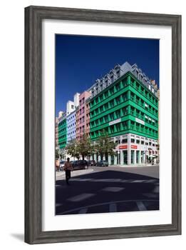 Urban City Scene in Berlin, Germany-Felipe Rodriguez-Framed Photographic Print
