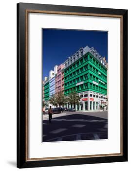 Urban City Scene in Berlin, Germany-Felipe Rodriguez-Framed Photographic Print