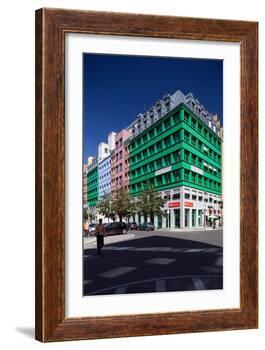 Urban City Scene in Berlin, Germany-Felipe Rodriguez-Framed Photographic Print