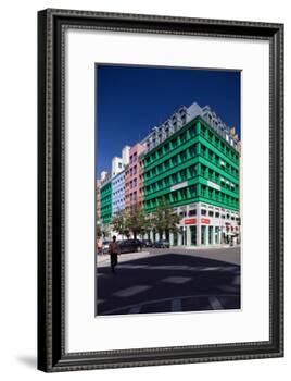 Urban City Scene in Berlin, Germany-Felipe Rodriguez-Framed Photographic Print