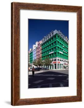 Urban City Scene in Berlin, Germany-Felipe Rodriguez-Framed Photographic Print