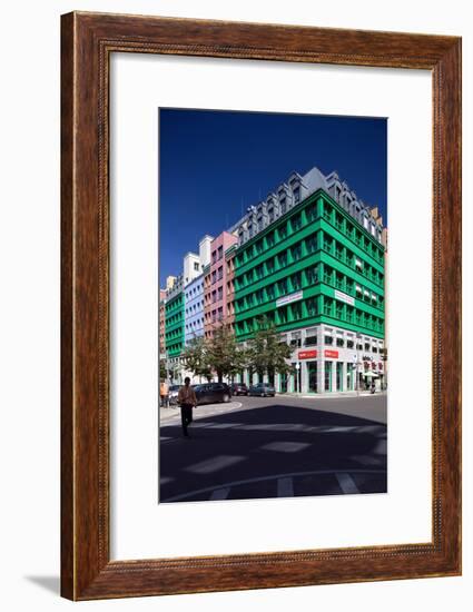 Urban City Scene in Berlin, Germany-Felipe Rodriguez-Framed Photographic Print