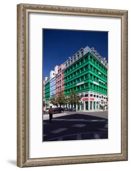 Urban City Scene in Berlin, Germany-Felipe Rodriguez-Framed Photographic Print