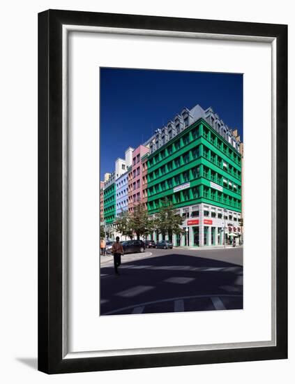 Urban City Scene in Berlin, Germany-Felipe Rodriguez-Framed Photographic Print