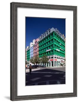 Urban City Scene in Berlin, Germany-Felipe Rodriguez-Framed Photographic Print