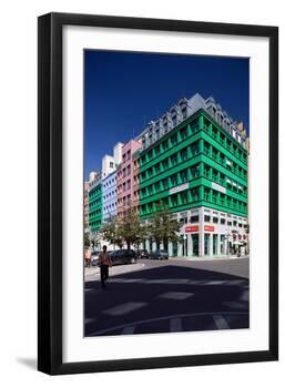 Urban City Scene in Berlin, Germany-Felipe Rodriguez-Framed Photographic Print