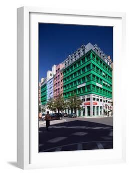 Urban City Scene in Berlin, Germany-Felipe Rodriguez-Framed Photographic Print