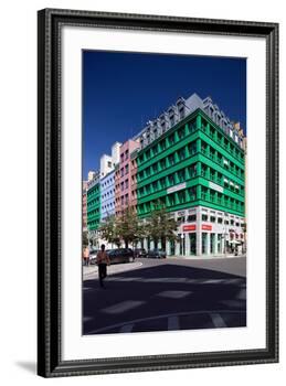 Urban City Scene in Berlin, Germany-Felipe Rodriguez-Framed Photographic Print