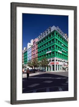 Urban City Scene in Berlin, Germany-Felipe Rodriguez-Framed Photographic Print