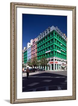 Urban City Scene in Berlin, Germany-Felipe Rodriguez-Framed Photographic Print