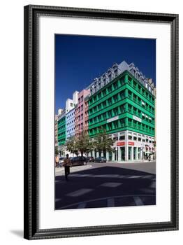 Urban City Scene in Berlin, Germany-Felipe Rodriguez-Framed Photographic Print