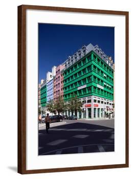 Urban City Scene in Berlin, Germany-Felipe Rodriguez-Framed Photographic Print