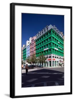 Urban City Scene in Berlin, Germany-Felipe Rodriguez-Framed Photographic Print