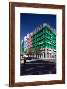 Urban City Scene in Berlin, Germany-Felipe Rodriguez-Framed Photographic Print
