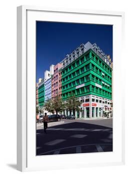 Urban City Scene in Berlin, Germany-Felipe Rodriguez-Framed Photographic Print