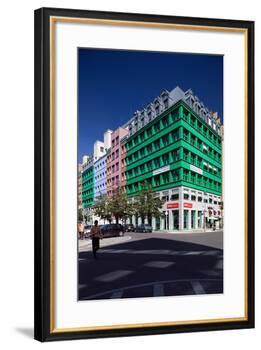 Urban City Scene in Berlin, Germany-Felipe Rodriguez-Framed Photographic Print