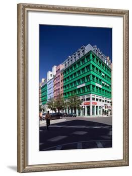 Urban City Scene in Berlin, Germany-Felipe Rodriguez-Framed Photographic Print