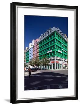 Urban City Scene in Berlin, Germany-Felipe Rodriguez-Framed Photographic Print