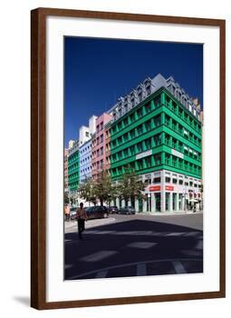 Urban City Scene in Berlin, Germany-Felipe Rodriguez-Framed Photographic Print