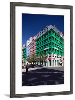 Urban City Scene in Berlin, Germany-Felipe Rodriguez-Framed Photographic Print