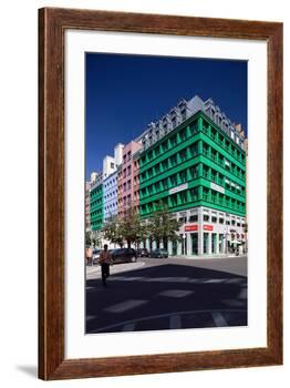 Urban City Scene in Berlin, Germany-Felipe Rodriguez-Framed Photographic Print