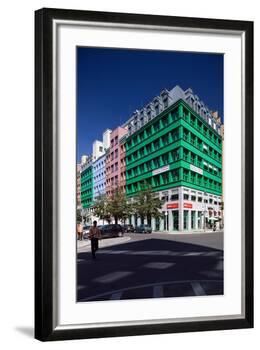Urban City Scene in Berlin, Germany-Felipe Rodriguez-Framed Photographic Print