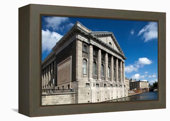 Urban City Scene in Berlin, Germany-Felipe Rodriguez-Framed Premier Image Canvas