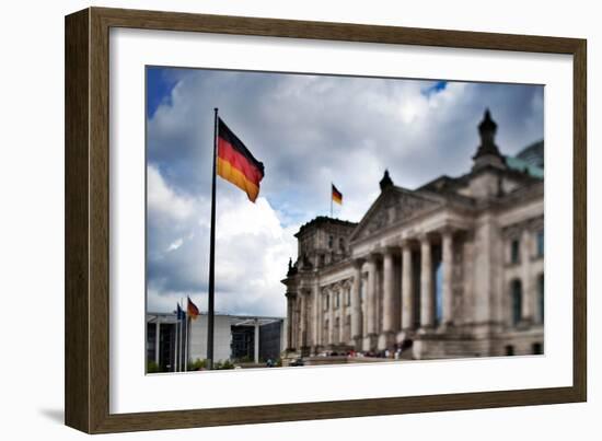 Urban City Scene in Berlin, Germany-Felipe Rodriguez-Framed Photographic Print