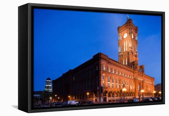 Urban City Scene in Berlin, Germany-Felipe Rodriguez-Framed Premier Image Canvas